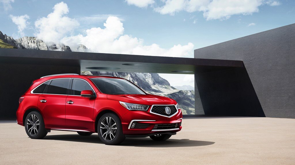 ACURA MDX performance red pearl