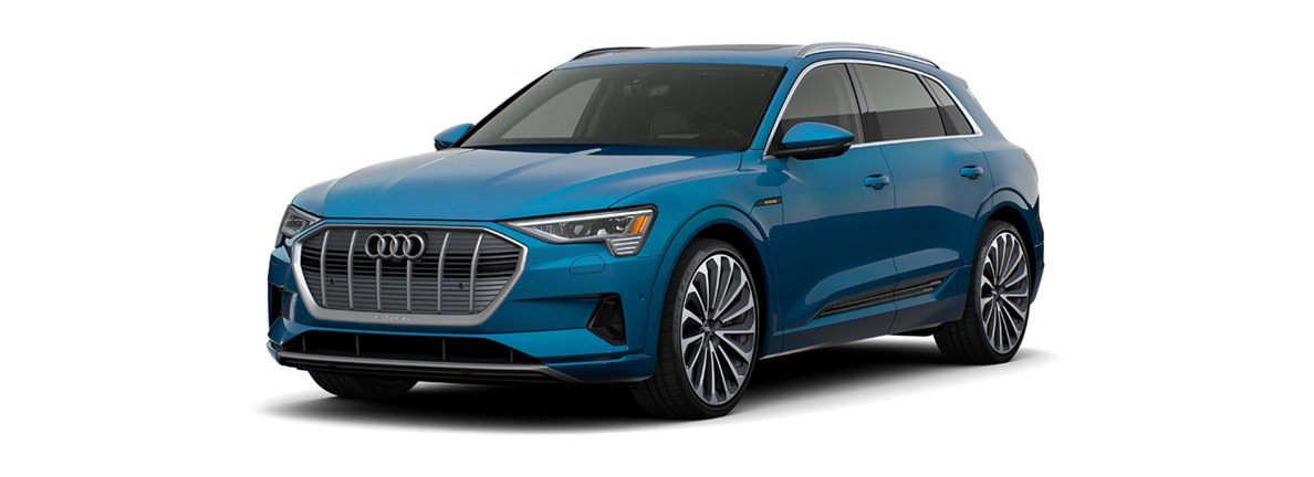 Audi e-tron Antigua Blue