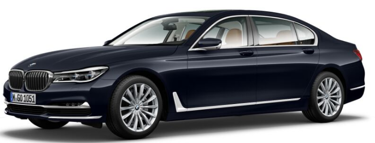 BMW 7 Series Sedan Imperial Blue Brilliant Effect