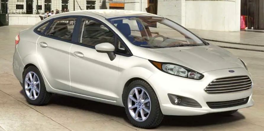 Ford Fiesta White Platinum Metallic
