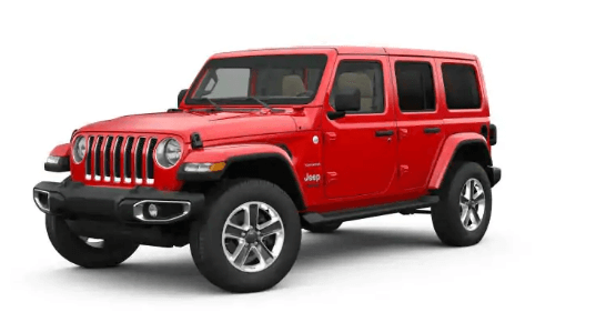 Jeep All New Wrangler Firecracker Red Clear Coat