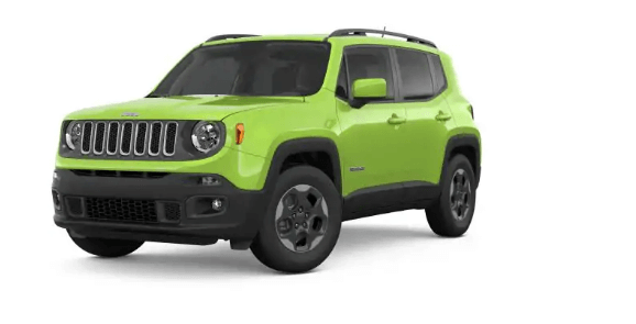 Jeep Renegade Hypergreen Clear-Coat