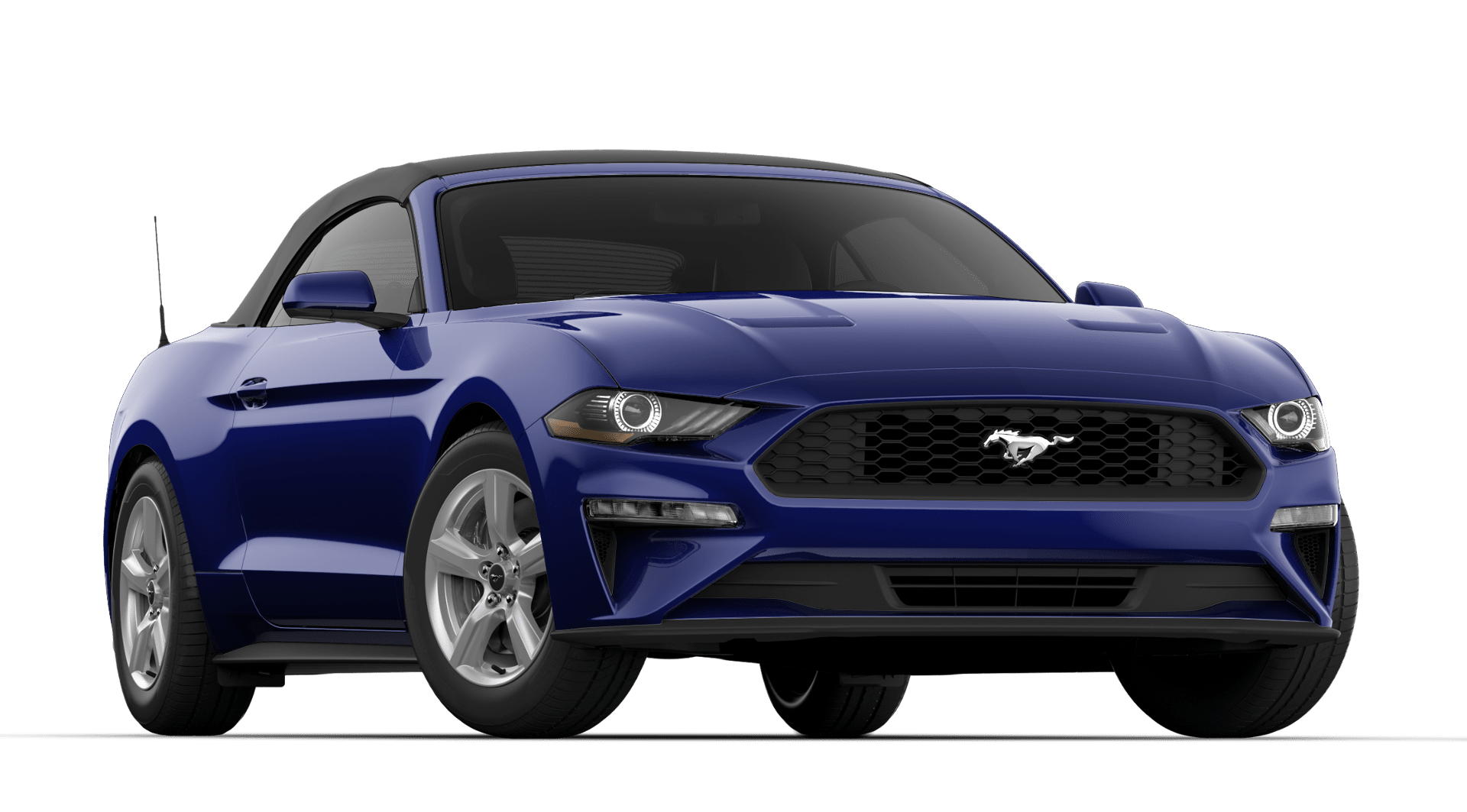 Mustang Ecoboost convertible Kona Blue