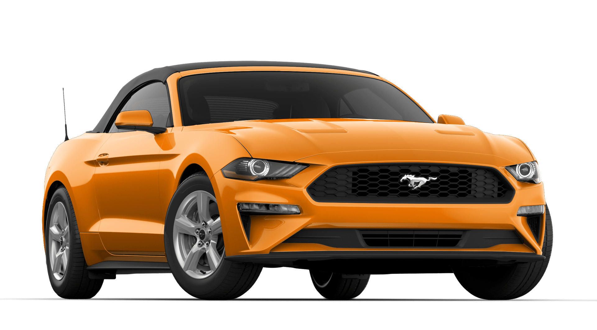 Mustang Ecoboost convertible Orange Fury