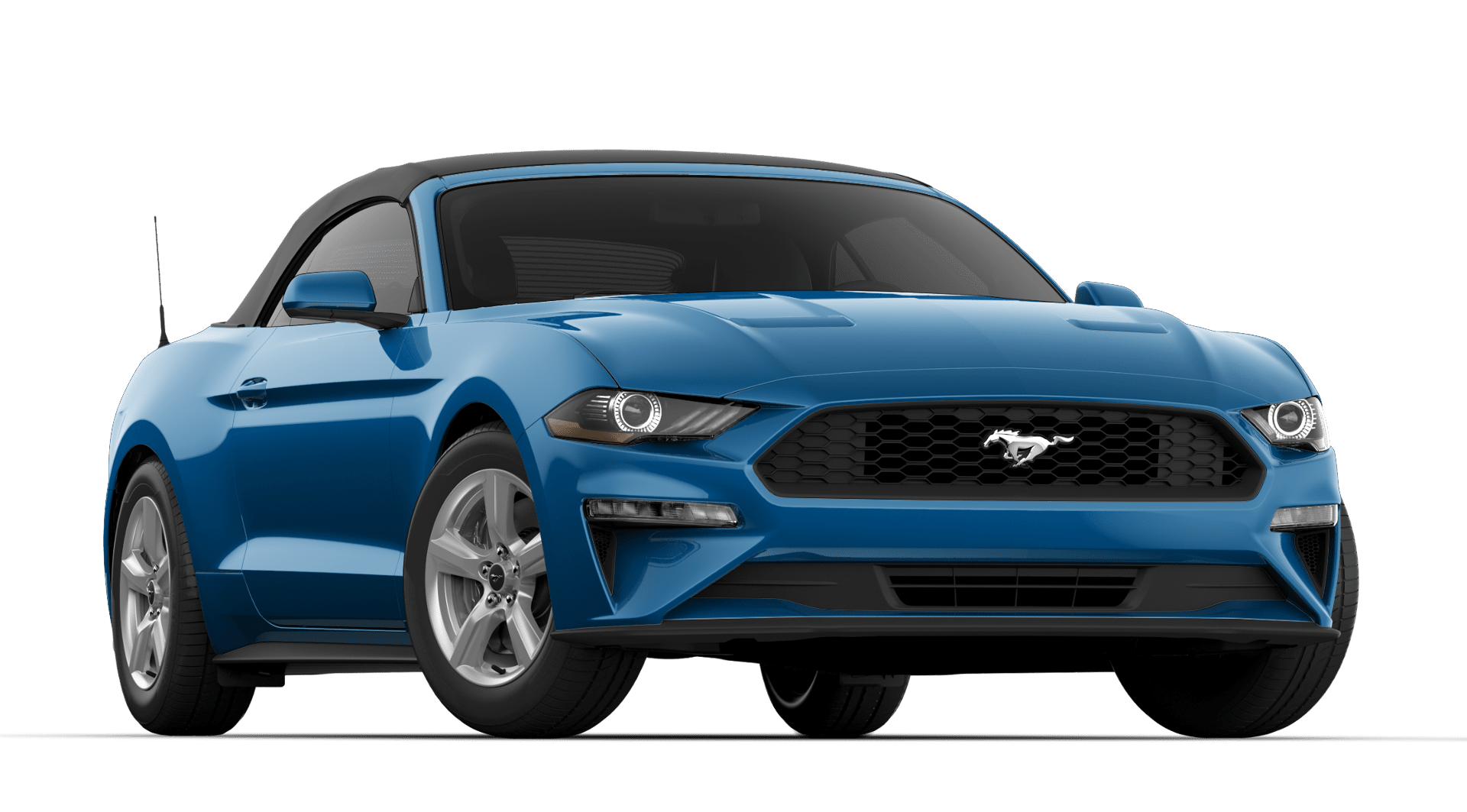 Mustang Ecoboost convertible Velocity Blue