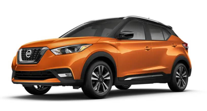 Nissan Kicks Monarch Orange Metallic Super Black