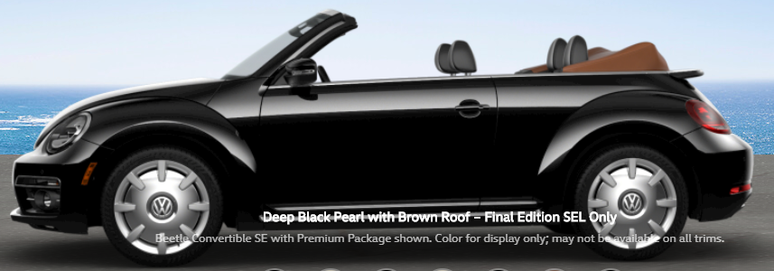 Volkswagen Bettle Convertible Deep Black Pearl