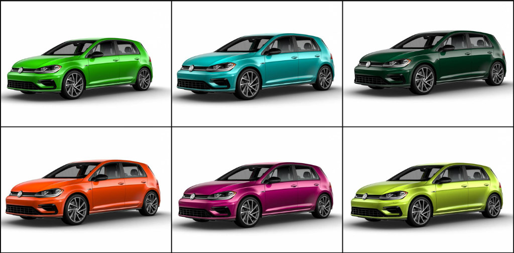 Volkswagen Golf R Colors