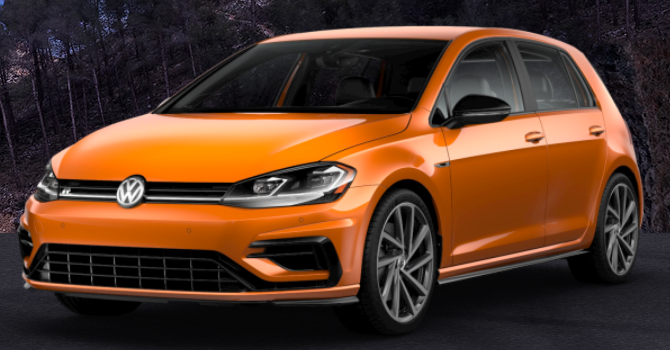 Volkswagen Golf R Magma Orange