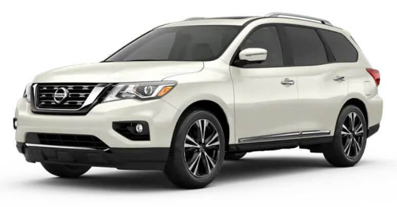 Nissan Pathfinder Pearl White Tricoat