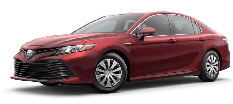 Toyota Camry Hybrid Ruby Flare Pearl 