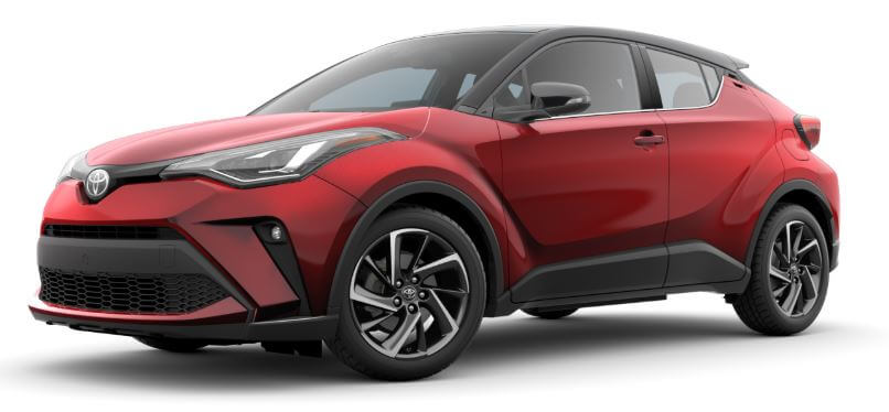 Toyota C-HR Supersonic Red R-Code Black