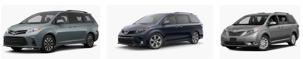 Toyota Sienna Colors
