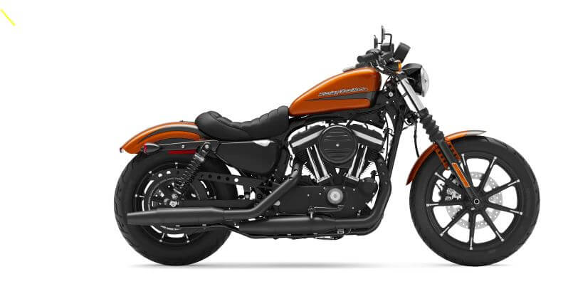 Harley-Davidson Iron 883 Scorched Orange Silver Flux