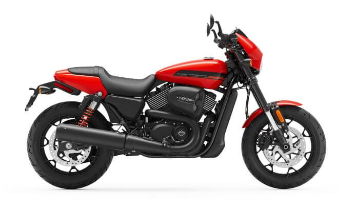 Harley-Davidson Street Rod motorcycle Performance Orange